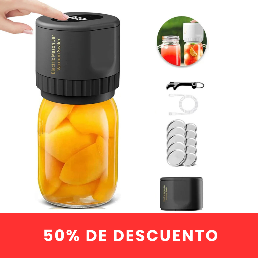 VacuSeal™ - Sellador de frascos al vacio